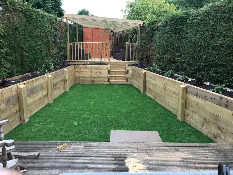 Maintenance Free Hard Landscaped Garden